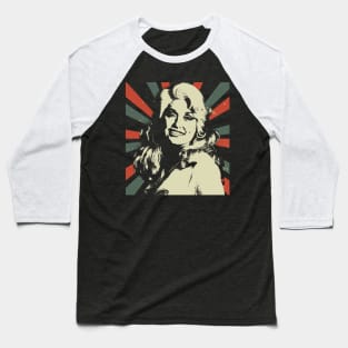 Dolly Parton || Vintage Art Design || Exclusive Art Baseball T-Shirt